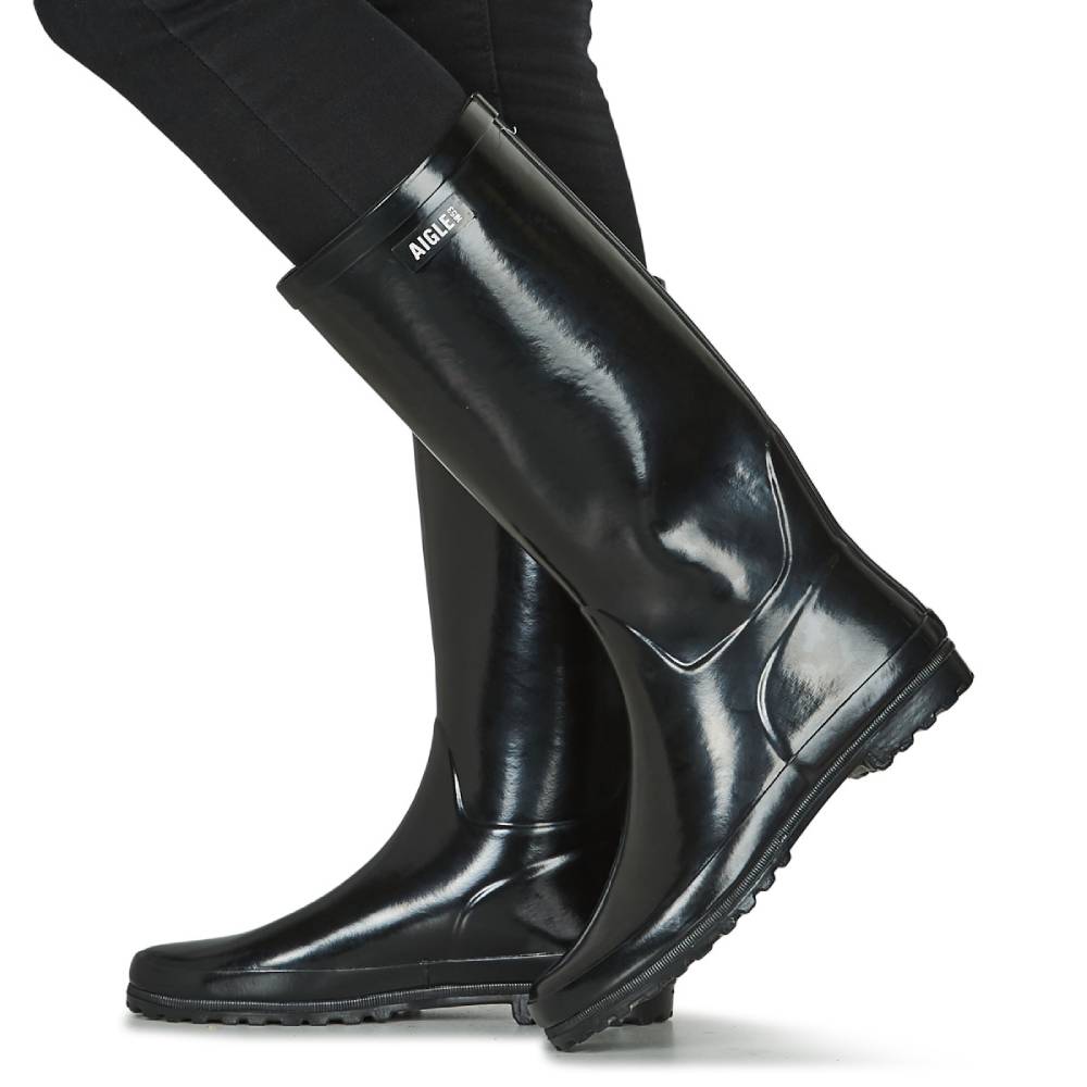 Bottes de Pluie ELIOSA Aigle noir pour Femme