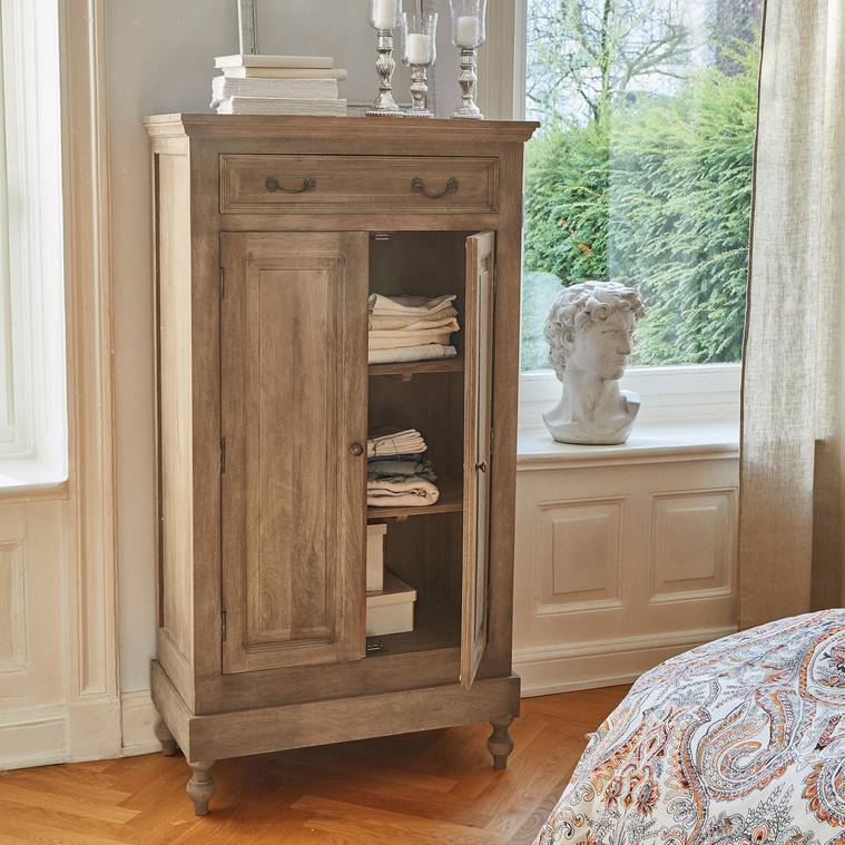 Armoire BORTONI Bois de manguier marron - Loberon