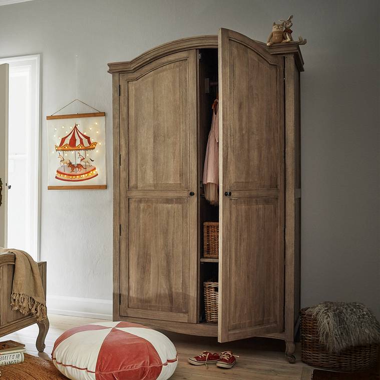 Armoire ÉVEILOU Bois de manguier marron - Loberon