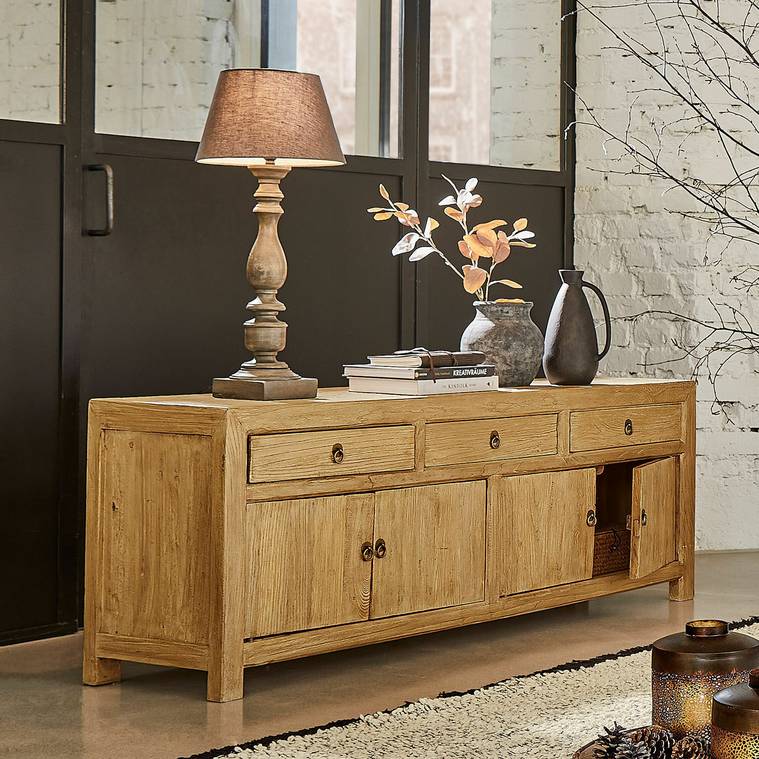 Buffet bas WILLOWCREST Bois d’orme marron - Loberon