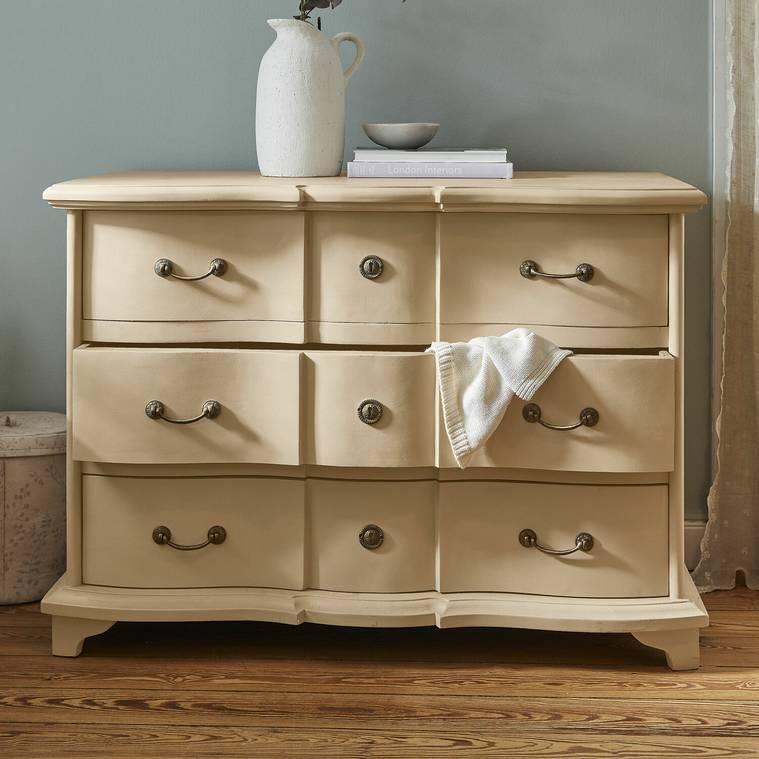 Commode AIGUILLON Bois de manguier beige - Commode Enfant Loberon