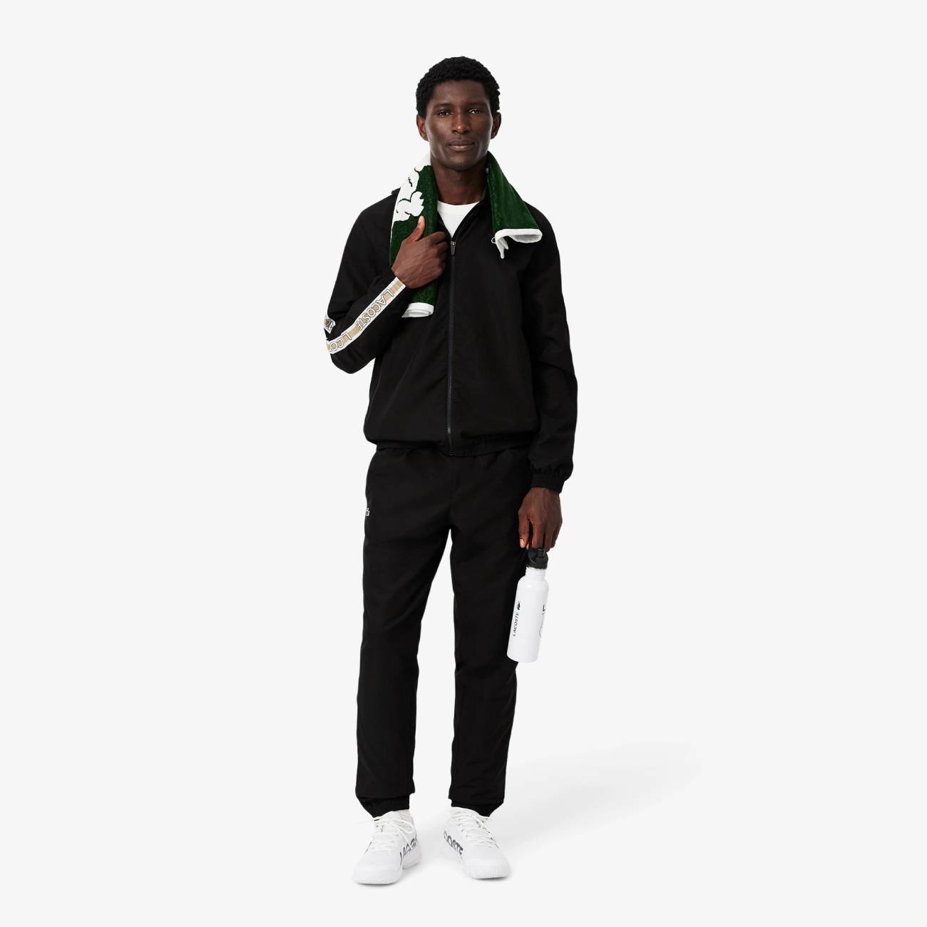 Ensemble survêtement Sport griffé Homme Lacoste Noir/Vert