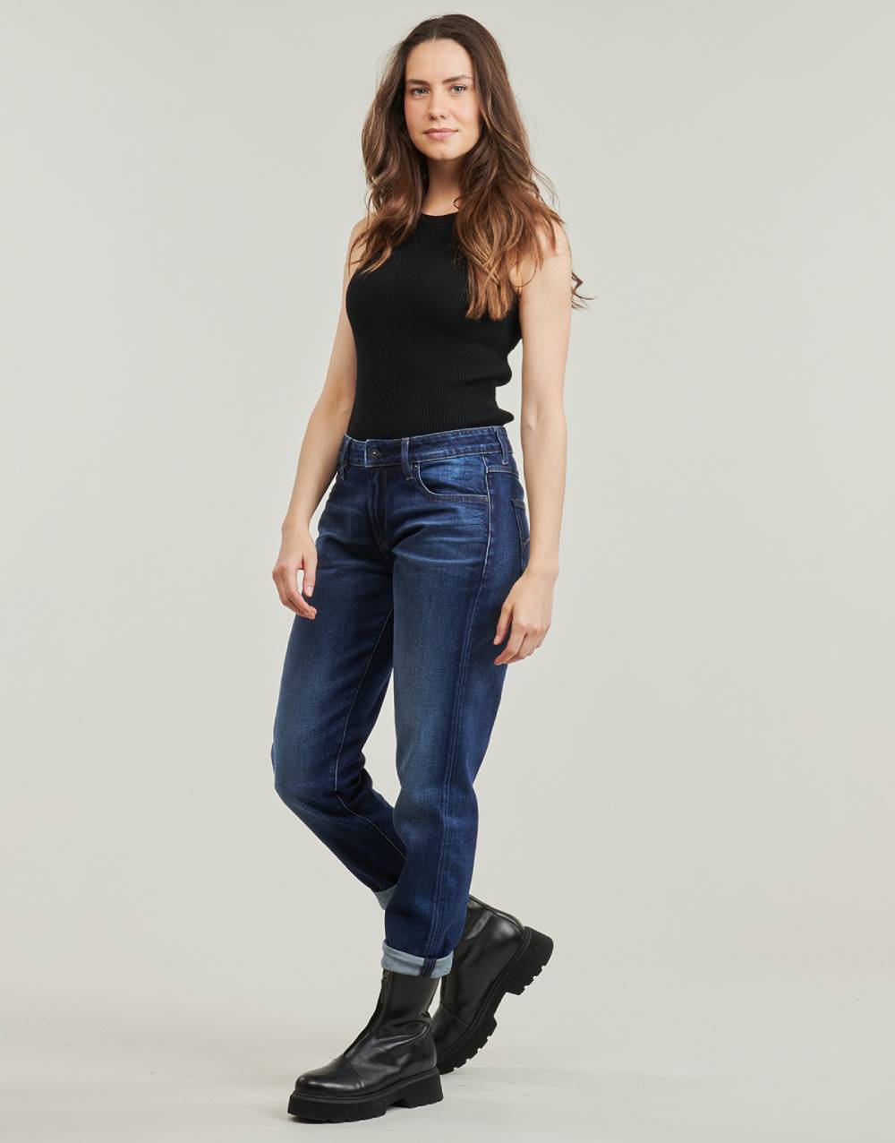 Jeans G-Star Raw Kate Boyfriend Wmn Bleu pour Femme