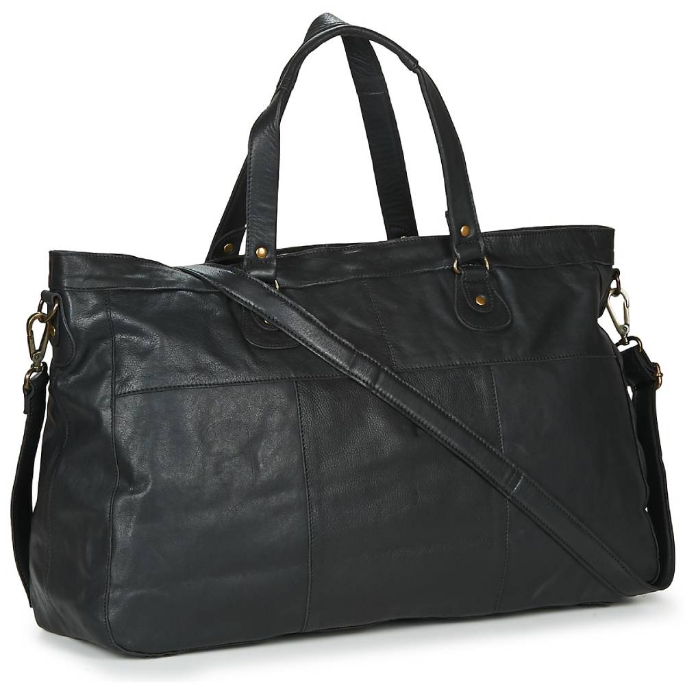 Sac porté épaule Pieces PCTOTALLY en cuir noir