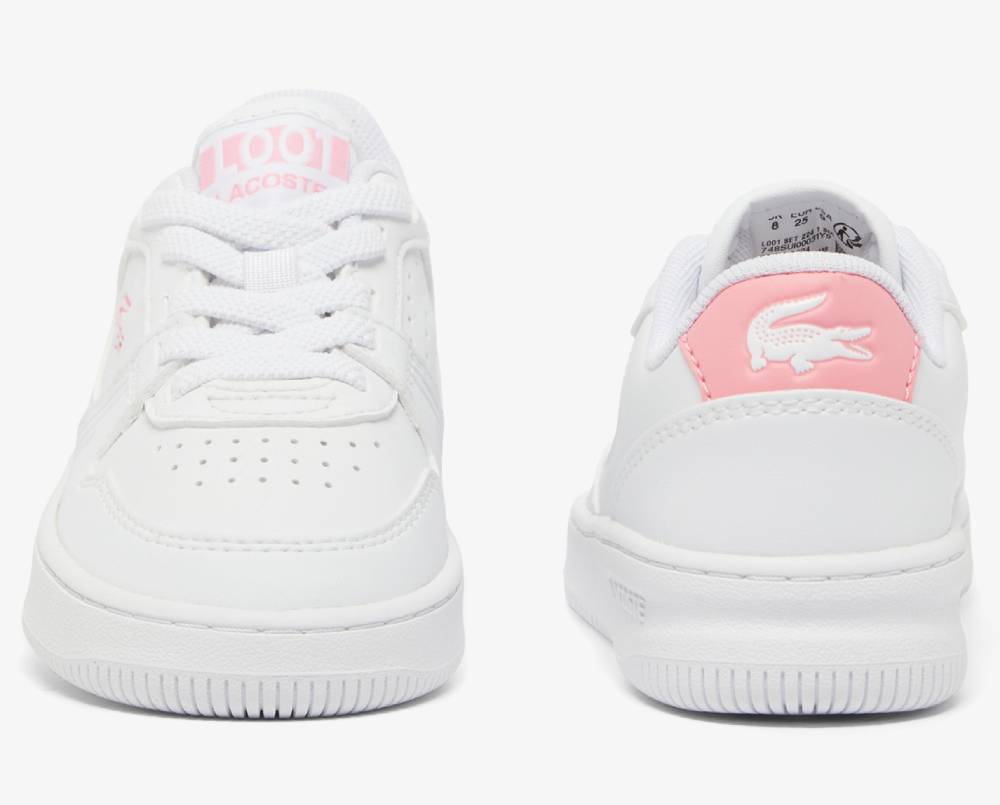 Sneakers L001 SET bébé Lacoste Blanc Rose