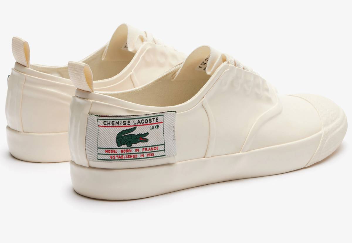 Sneakers René Runway Lacoste Défilé AH24 Unisexe Beige