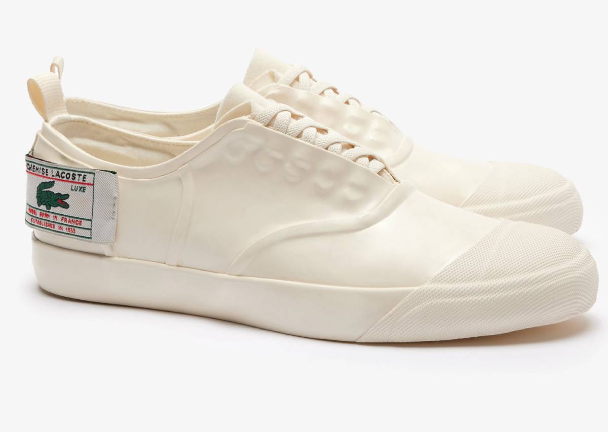 Sneakers René Runway Lacoste Défilé AH24 Unisexe Beige