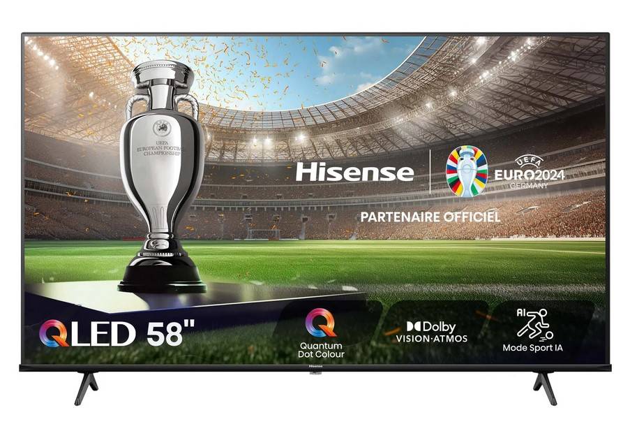 Téléviseur QLED HISENSE 58E77NQ 146 cm Smart TV