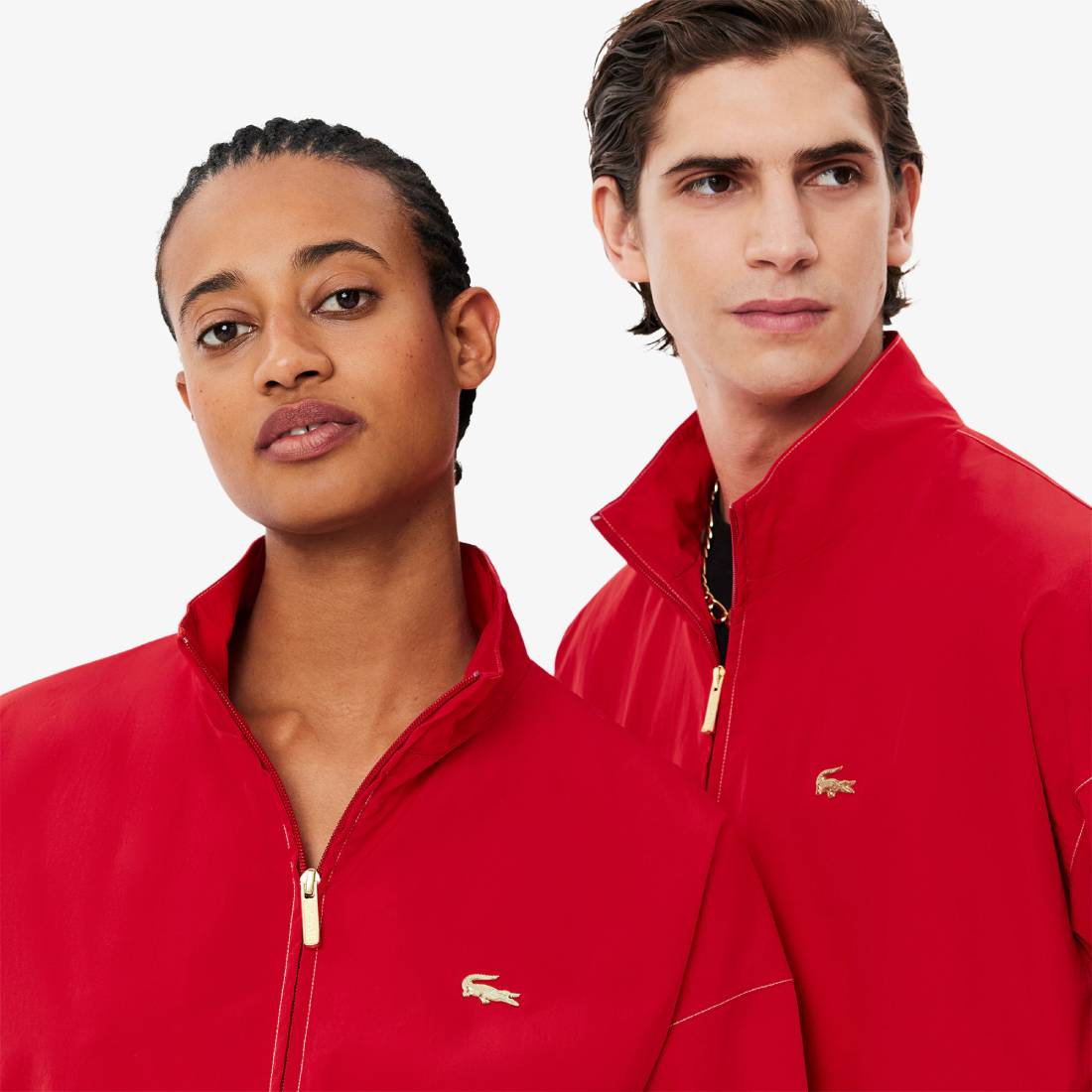 Veste de survêtement unisexe Lacoste x Maison Château Rouge : Le chic sportif réinventé