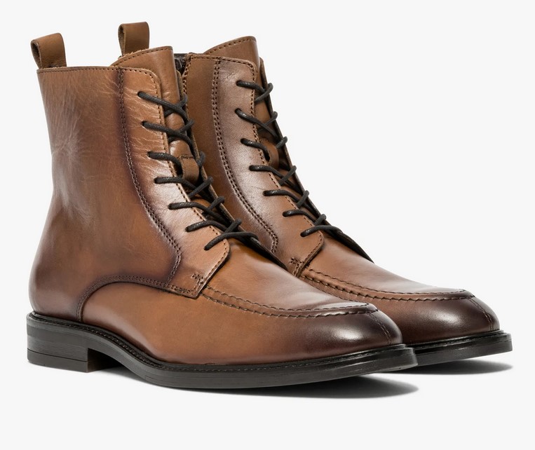 BOOTS MATIS Bocage Homme en cuir Cognac