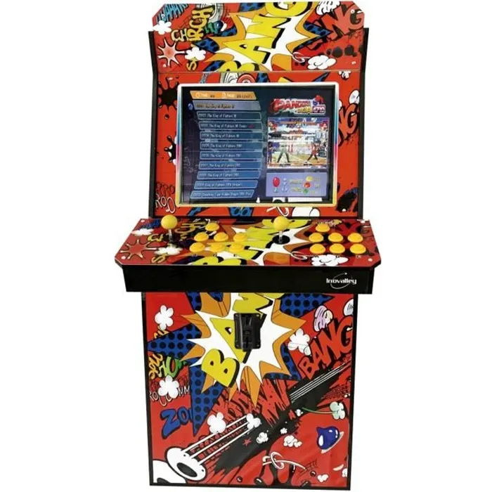 Borne d'arcade INOVALLEY XXL avec 1000 jeux inclus