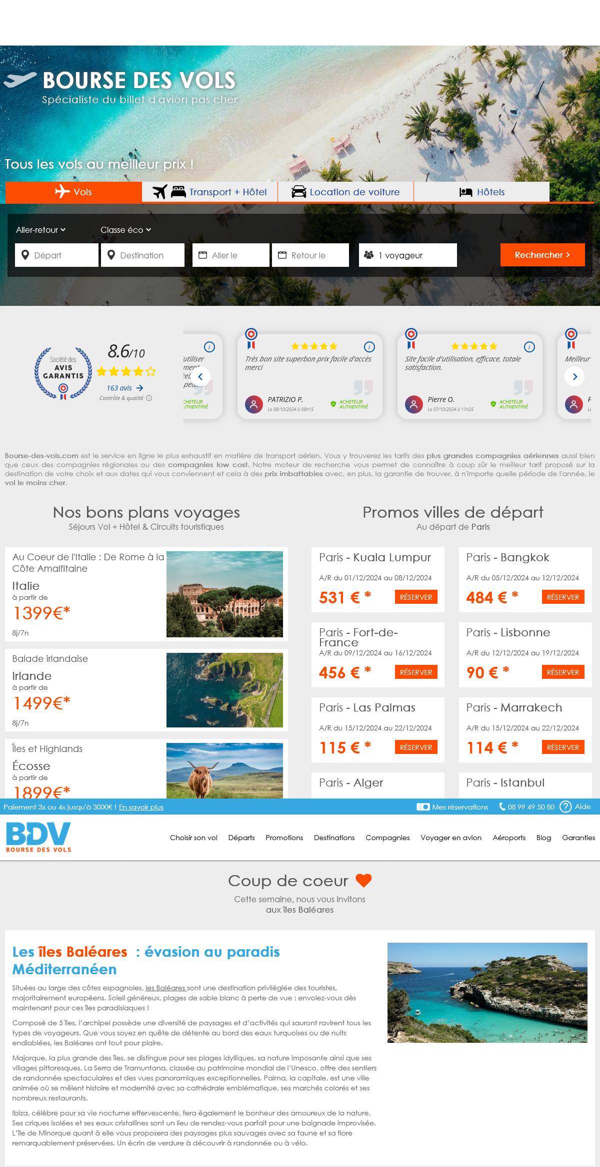 Bourse des Vols Billet Avion Pas Cher 