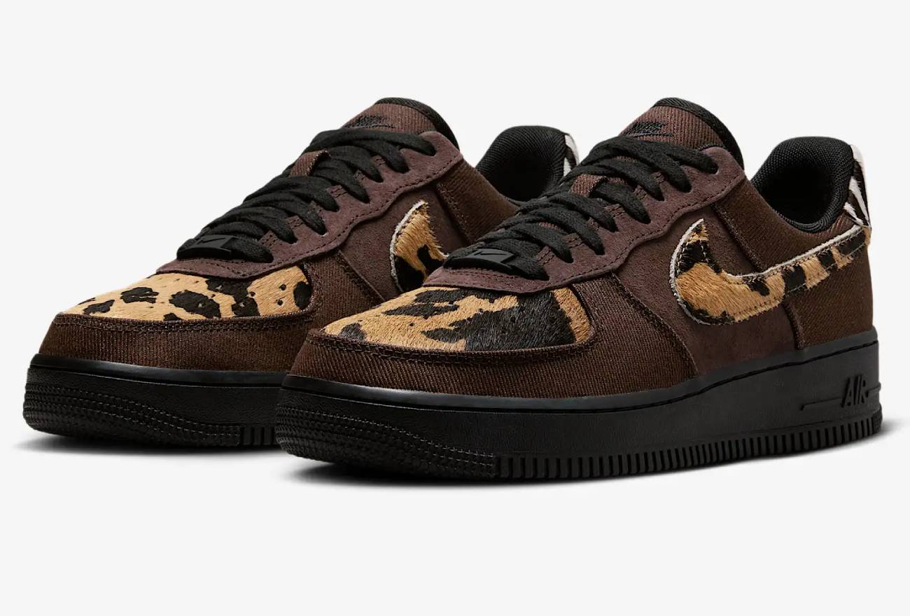 Nike Air Force 1 '07 Baskets Basses Marron baroque/Voile/Noir