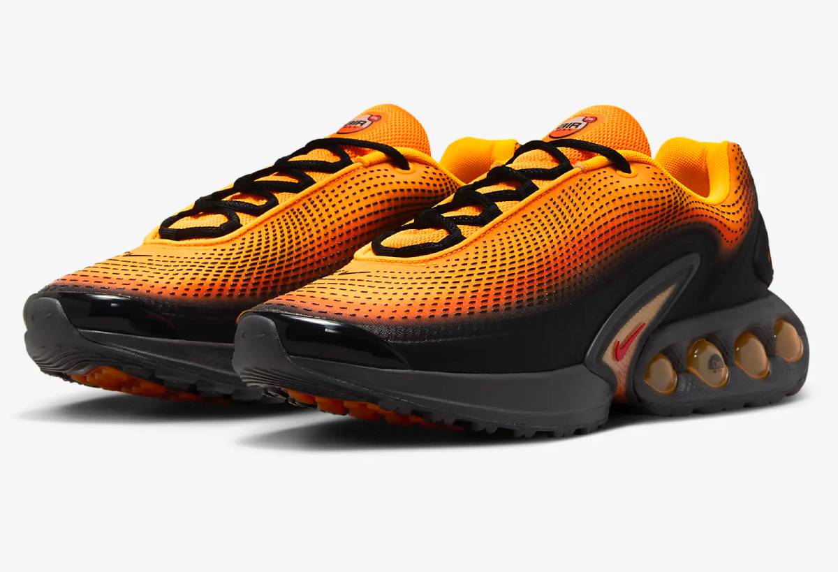 Nike Air Max Dn SE Baskets Basses Orange laser/Noir/Orange total/Rouge comète  pour Homme