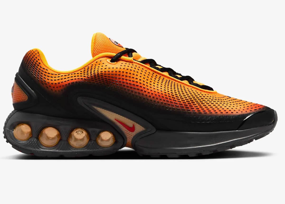 Nike Air Max Dn SE Baskets Basses Orange laser/Noir/Orange total/Rouge comète pour Homme