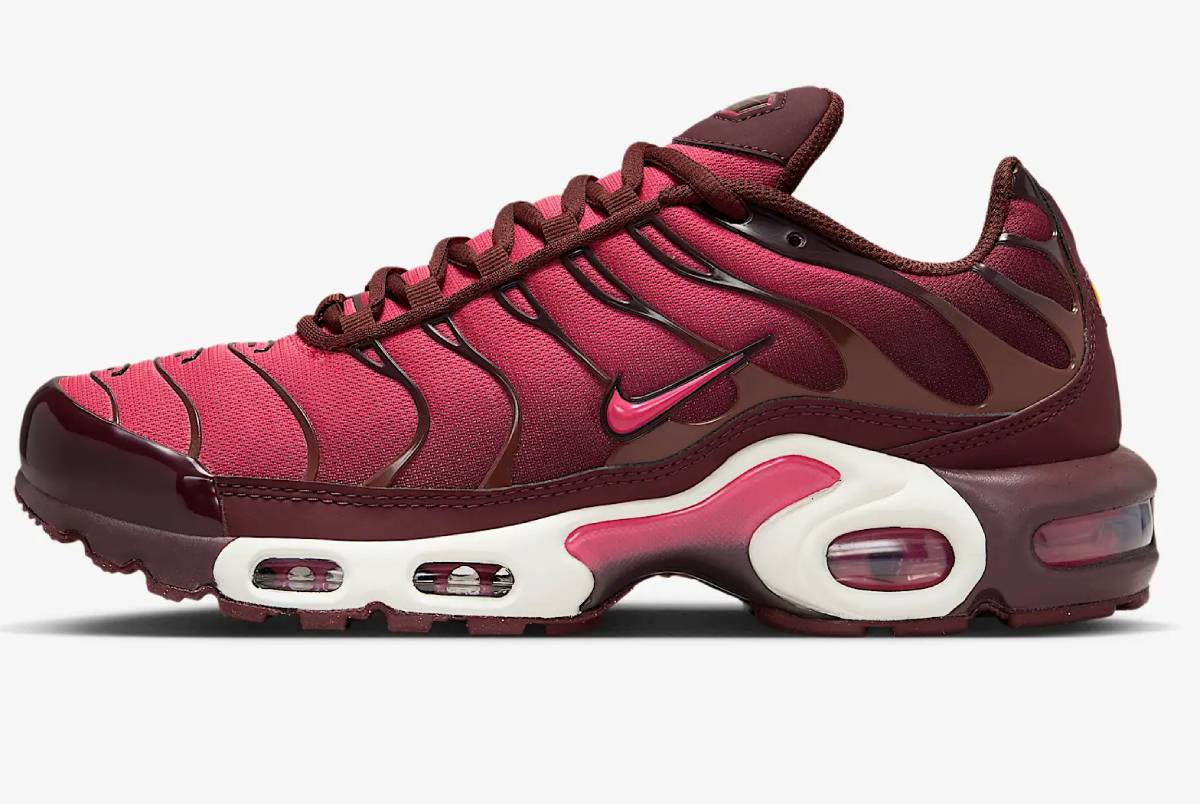 Nike Air Max Plus Baskets Basses Burgundy Crush/Poney foncé/Voile/Rose Aster - Baskets Femme Nike