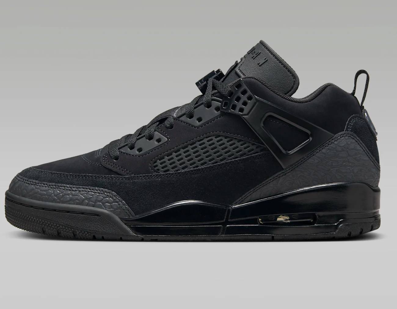 JORDAN Spizike Low Baskets Basses Noir/Anthracite pour Homme : Style Iconique et Confort Moderne