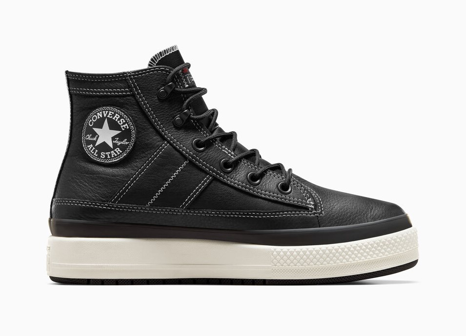 Converse Chuck Taylor All Star Equip Waterproof Baskets Montantes Unisexe Noir/Blanc vintage