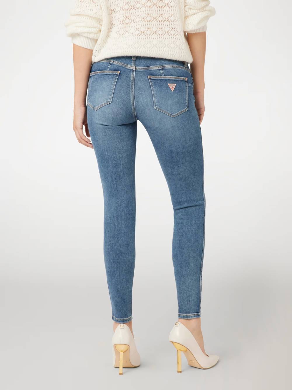 Jean Skinny CURVE X Femme GUESS Bleu