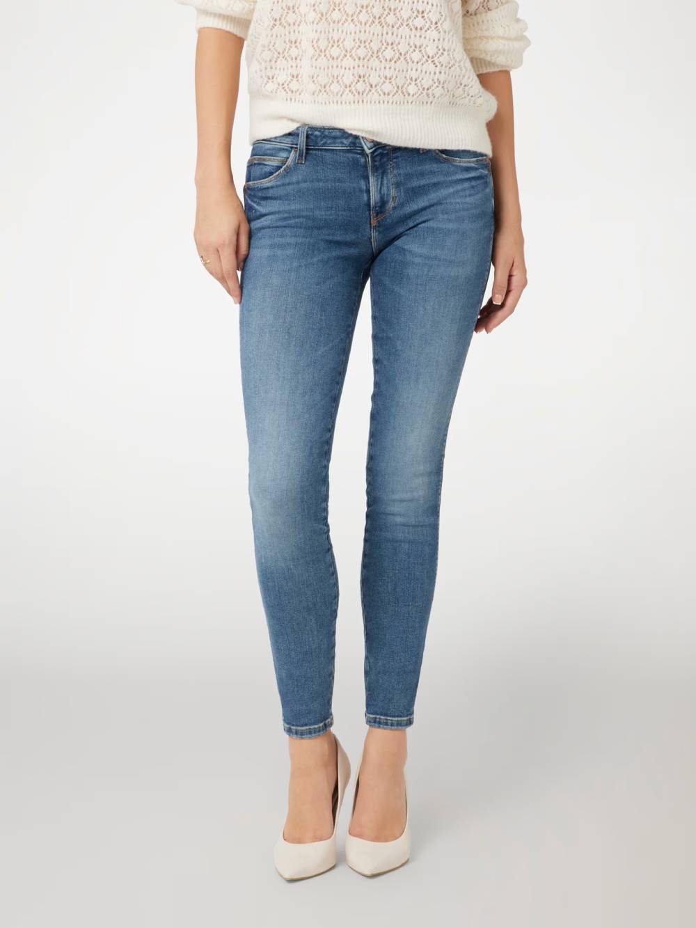 Jean Skinny CURVE X Femme GUESS Bleu