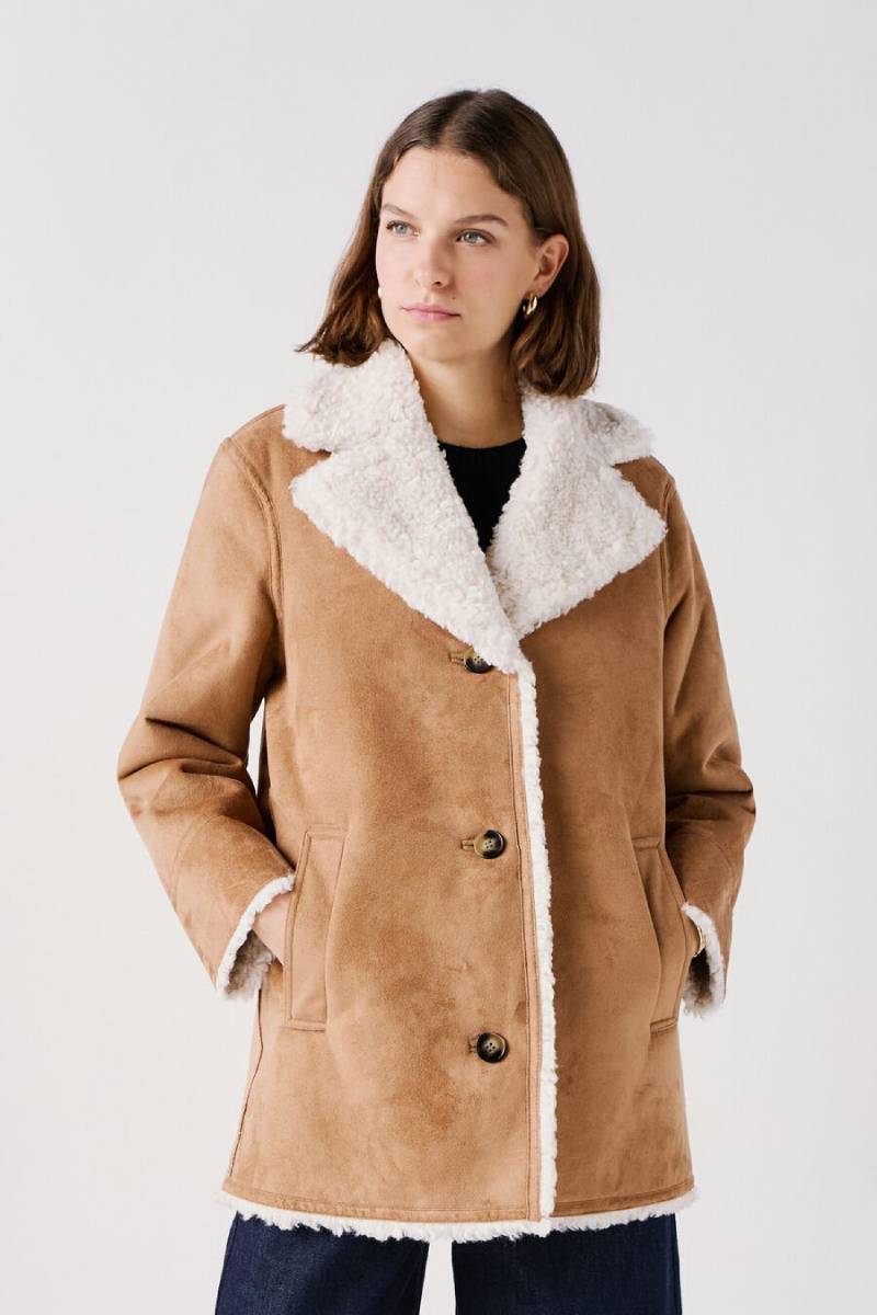 Manteau Femme GONZAGUE Caroll camel