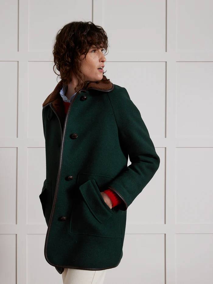 Manteau Gansé Femme Cyrillus intérieur sherpa Vert