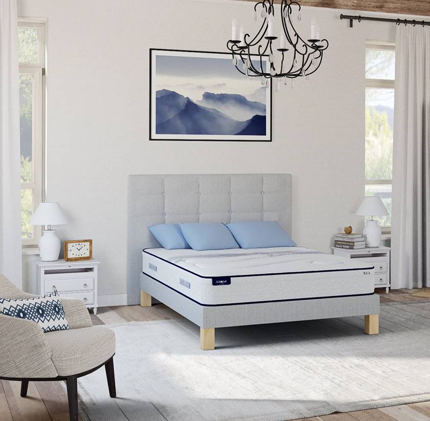 Matelas ressorts et mémoire de forme BAIA 140x190 cm - MaLiterie