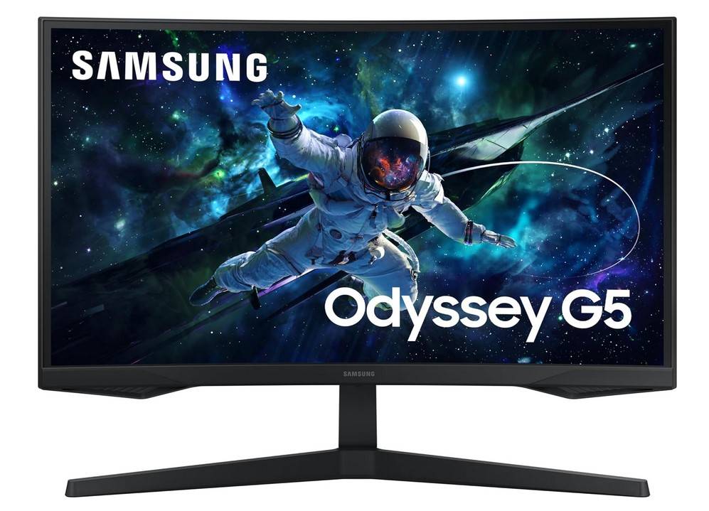 Ecran PC Gamer incurvé SAMSUNG Odyssey G55C 27CG554 27'' pas cher : Immersion Totale au Coeur de l'Action