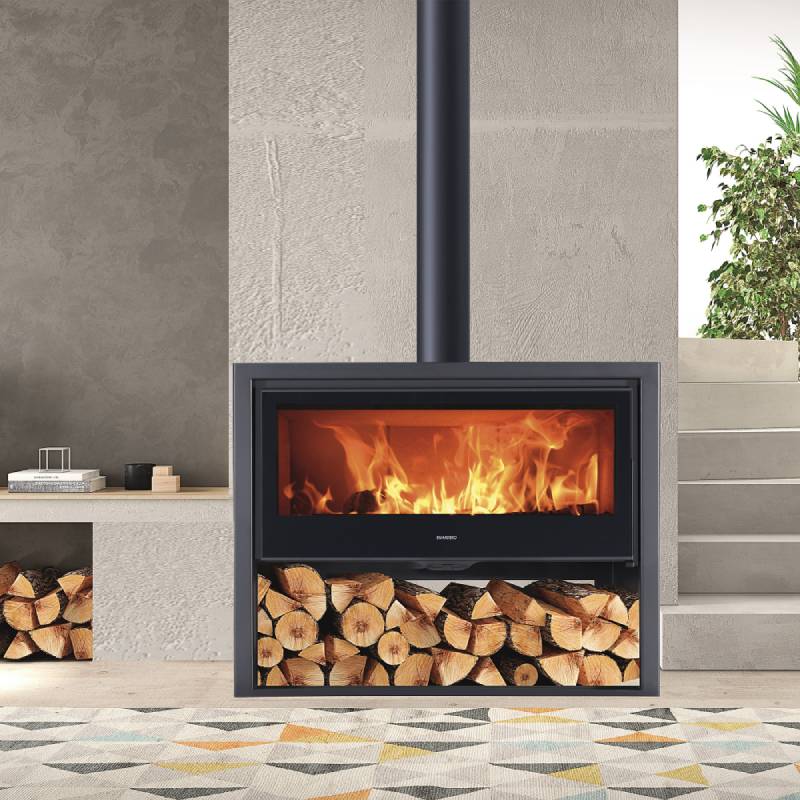 Poêle à bois Panadero ARPEGE 8.9kW 95m² ecodesign en acier