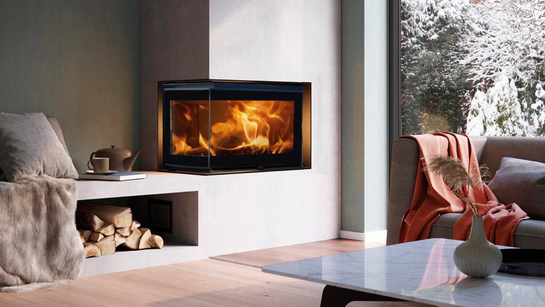 Poêle à bois PANADERO Hogar IZQ Ecodesign 5.9 kw Bûches 50 cm : Chaleur et confort au cœur de votre intérieur