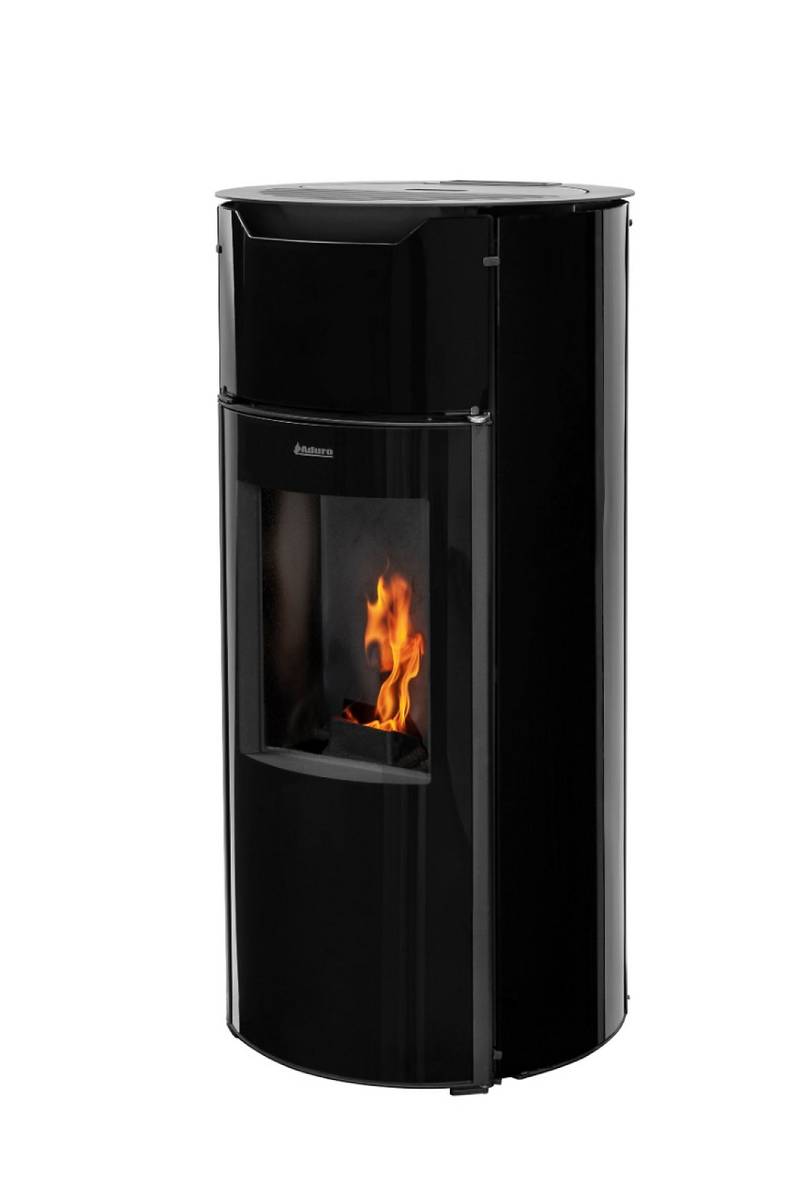 Poêle à granulés ADURO P1.3 8 kW noir Surface de chauffe 140m²