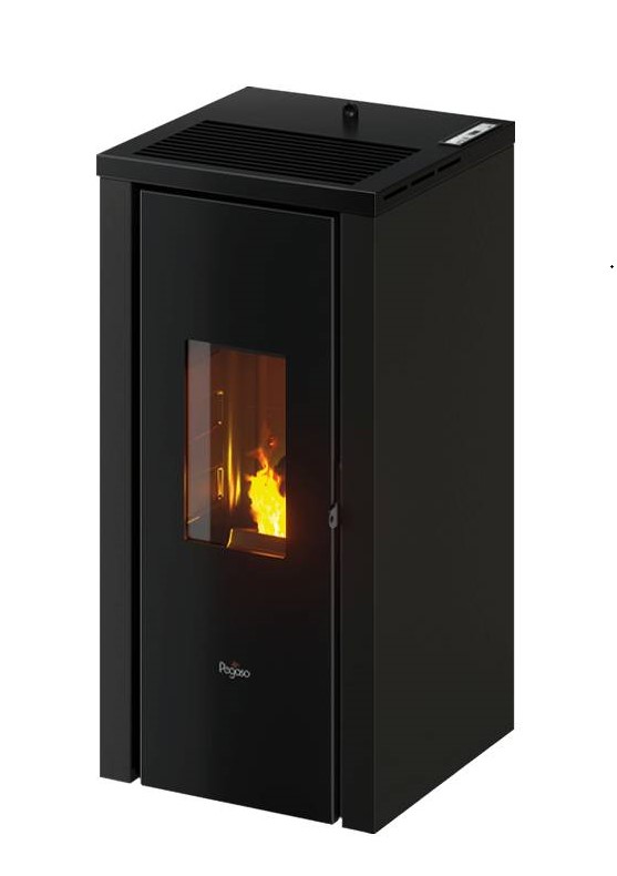 Poêle à granules VERA 7 Pegaso 7 kW noir et anthracite