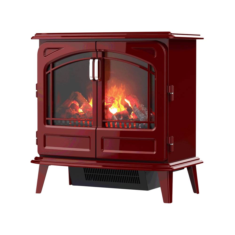 Poêle électrique Dimplex Optimyst Grand rouge 2000W 