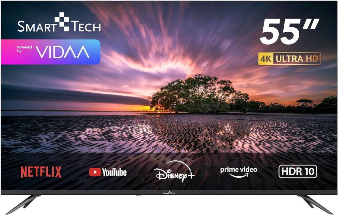 Smart Tech TV LED VIDAA 139 cm 4K UHD