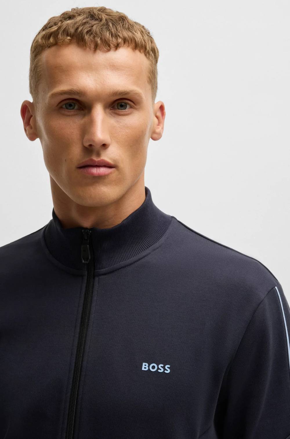 BOSS TRACKSUIT SET 4 IN Survêtement en coton interlock avec logos - Survêtements homme Hugo Boss