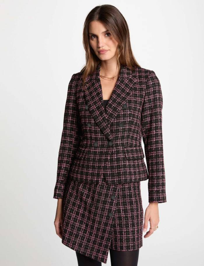 Veste cintrée tweed VIANA Morgan multico