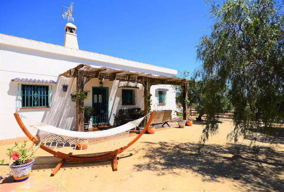 Villa à Cartama avec piscine privée et vue sur mer et Malaga sur la Costa de Sol en Espagne