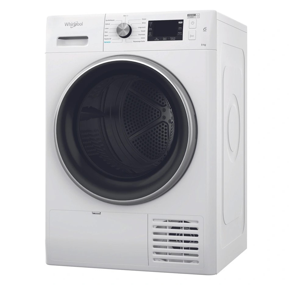 Sèche-linge pompe à chaleur Whirlpool FFTDNM229X2BSFR 9 Kg