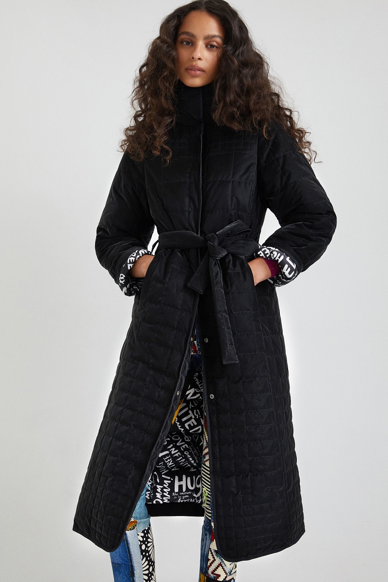 manteau desigual noir