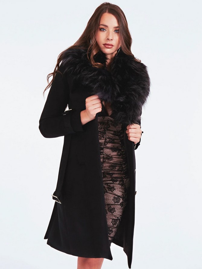 manteau noir femme black friday
