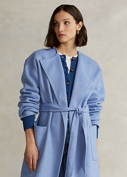manteau ralph lauren bleu