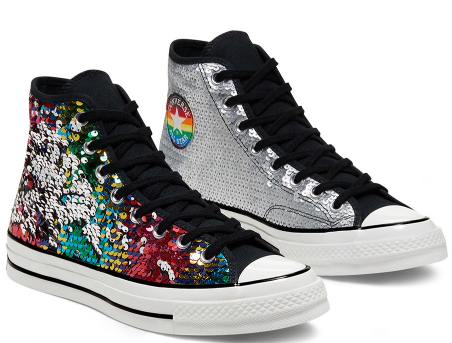 Converse Chuck 70 Pride à tige montante unisexe white/black/university red