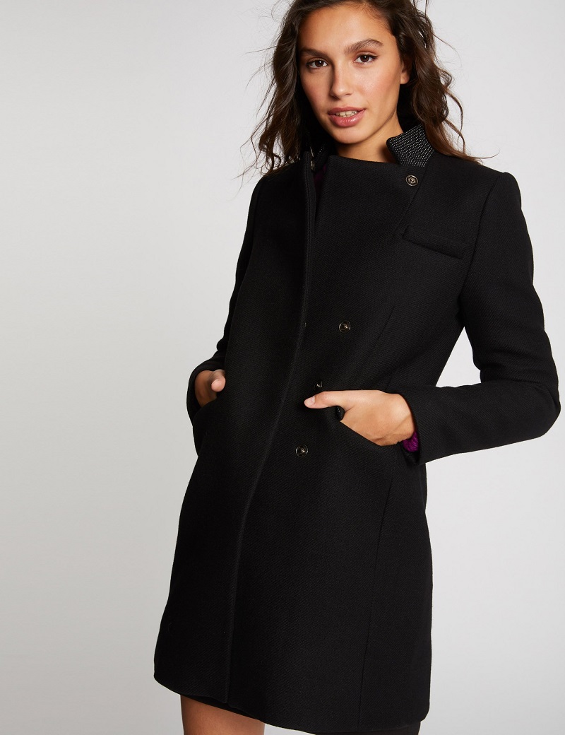 manteau femme noir morgan