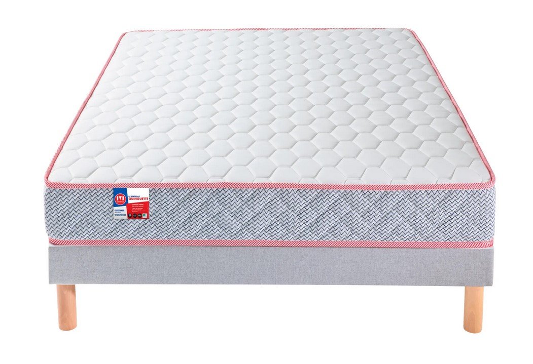 Matelas + sommier MERINOS GUINGUETTE 140x190 cm