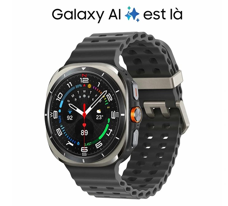 Montre connectée Samsung Watch Ultra 47 mm 4G Argent Titane