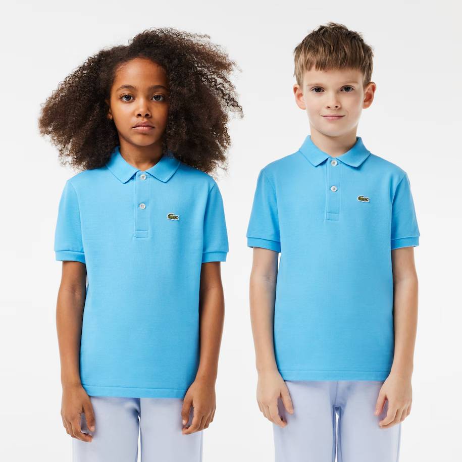 Polo enfant Petit Piqué Lacoste uni 23 couleurs disponibles