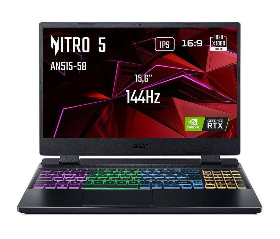 Acer Nitro 5 AN515-58 Ordinateur portable Gamer Noir