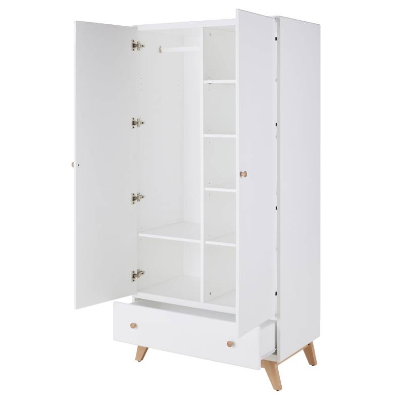 Armoire SWEET 2 portes 1 tiroir blanche - Maisons du Monde