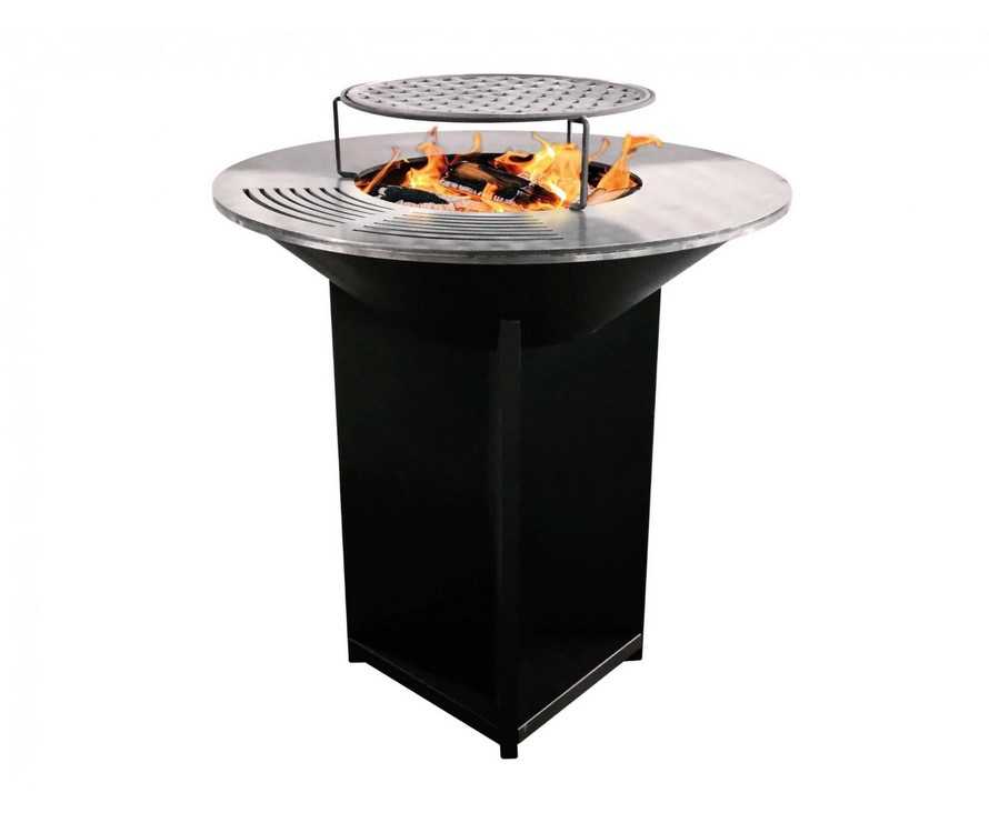 Barbecue brasero PURLINE EFP56 avec plaque d'acier de 100 cm