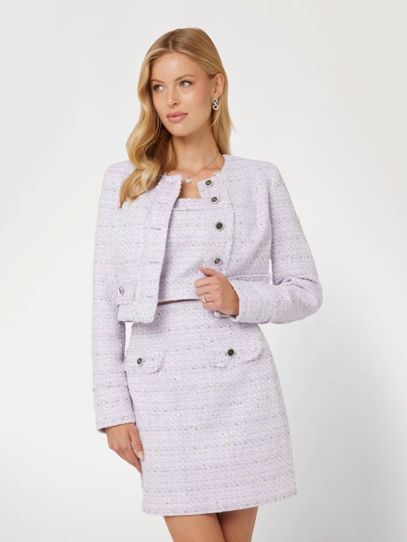 Blazer Court Tweed GUESS Lilas